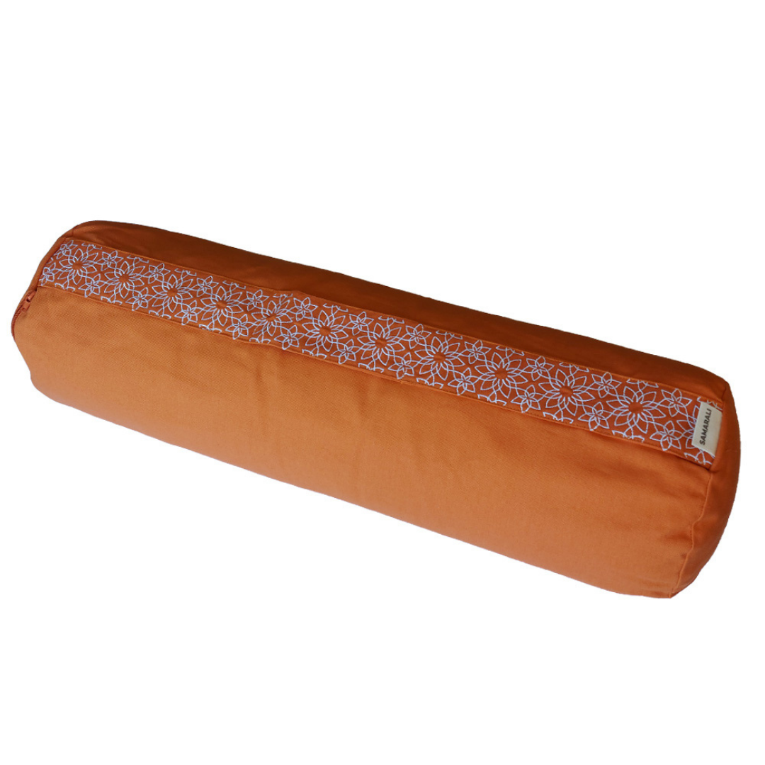 Yoga Bolster - mit Buchweizenschalen