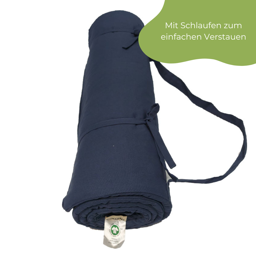 Yogamatte aus Baumwolle - Entspannung pur