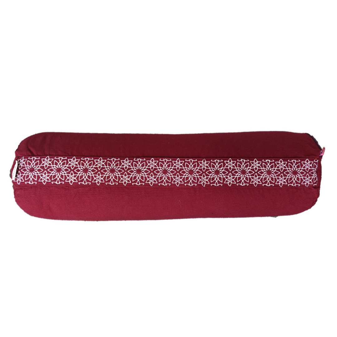 Yoga Bolster - mit Buchweizenschalen