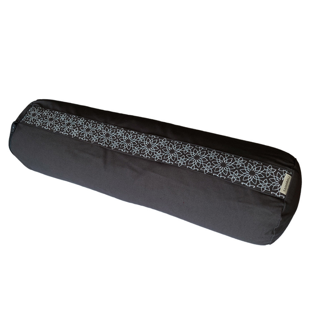 Yoga Bolster - mit Buchweizenschalen