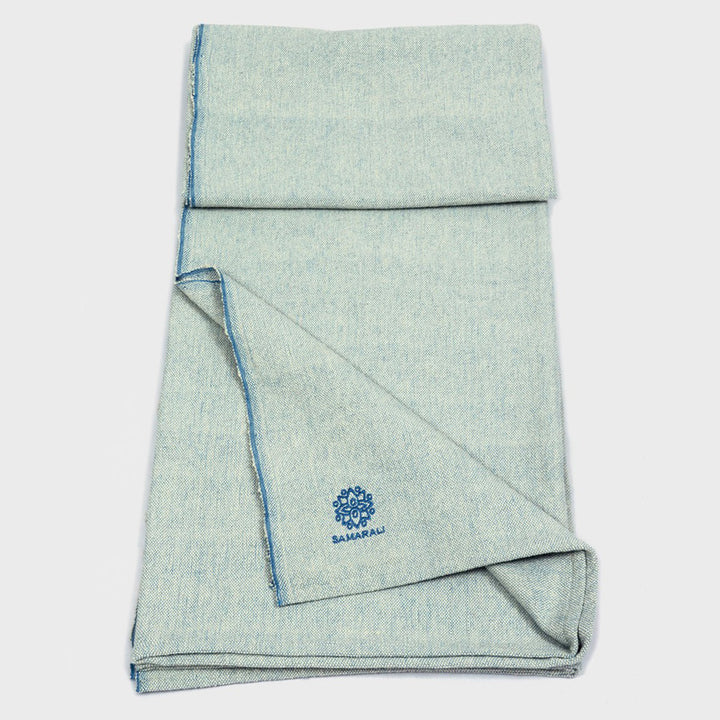 Bio-Baumwoll Yoga Decke ohne Fransen