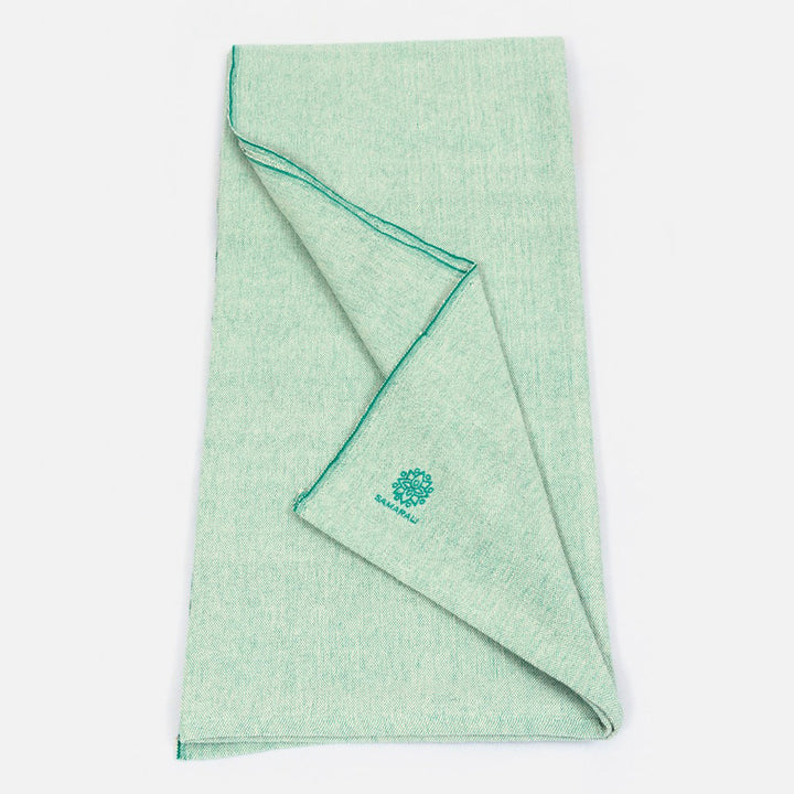 Bio-Baumwoll Yoga Decke ohne Fransen