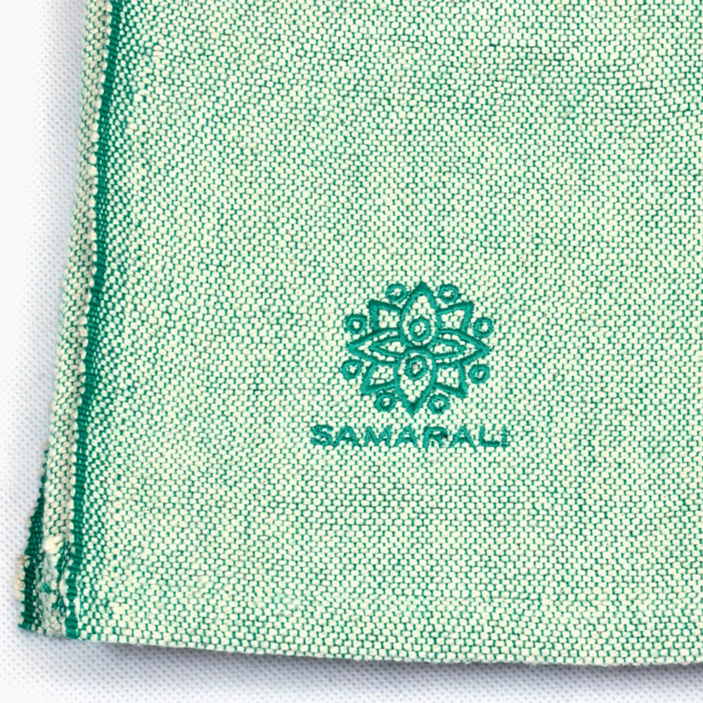 Bio-Baumwoll Yoga Decke ohne Fransen