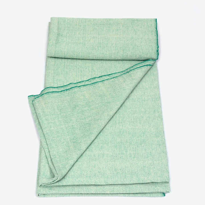 Bio-Baumwoll Yoga Decke ohne Fransen