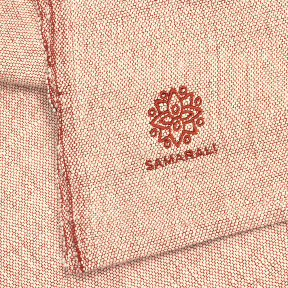 Bio-Baumwoll Yoga Decke ohne Fransen